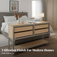 sleekslim Shelf and Drawer single Floor-Standing Storage Cabinet flexible