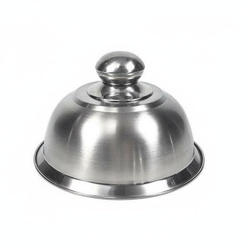 Cheese Melting Dome Versatile Stainless Steel Food Dome Heat Resistant Handle Pot Lid for Kitchen