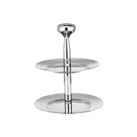 Nordic Light Luxury Stainless Steel Double-Layer Fruit Bowl