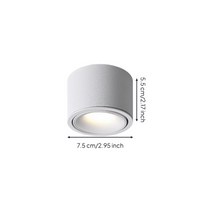 Adjustable anti-glare LED spotlight