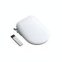 Instant Heating Smart Toilet Seat Warm Air Drying Automatic Bidet Seat Self-Cleaning Spray Heated Bidet Toilet Foot Sensor Operation