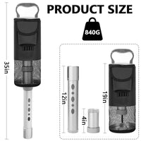 HOWTRUE ZH-P688 Aluminum Alloy Golf Ball Retriever, 3-Section, Easy Assembly