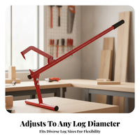 Cant Hook Logging Tool Long Handle Rubber Grip Cant Hook Log Jack for Lumber Handling