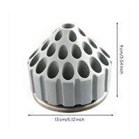 Fly-Tying Tool Stand Engineering Fly Tying Tool Holder Gray and Silver