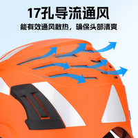 轻便透气款户外头盔轻型攀岩帽探洞救援登山头盔安全帽