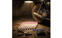 100 Pieces Tubeless Tire Plug Kit Installation Tools Vehicle Accessory Blue Gloves