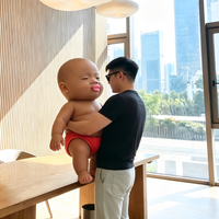 巨无霸娜塔莎娃娃超大号沙子黑娃捏捏乐儿童无毒慢回弹解压玩具