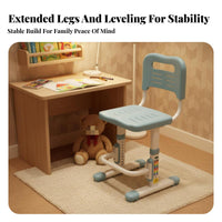 Teen Study Chair Stepless Height Carbon Steel for Reading