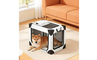 Pet Crate with Cushion Portable Foldable Pet Crate Foldable Travel Kennel for Dog, Cats, Indoor