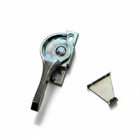 828 Half-Moon Lock, Sliding Opening Lock, Aluminum Alloy, protected Grip, secureTheft, Easy Installation, Home, Office, Bedroom