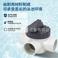PVC Three-Way Valve for Swimming Pool Diverter