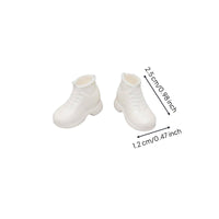 OB11 Doll Shoes Effortless Wear Design Doll Sneakers Scaled Figure Shoes for Diorama Scenes