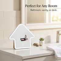 LED Makeup Mirror, White Cloud Style ABS Frame