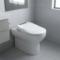 Instant Heating Electric Bidet Toilet Seat Self-Cleaning Nozzle Heated Bidet Toilet Seat Deodorization Bathroom Fixture Built-in Foam Barrier