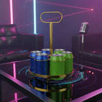 Beer Carrier Rack Detachable Can Basket Handheld Drink Storage for Party