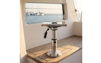 Sliding Marine Seat Pedestal Base Aluminum Alloy Adjustable Boat Seat Pedestal Silver Finish