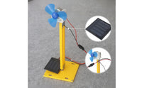 School Project Solar Fan Model Educational Solar Propeller Model with Stand STEM DIY Fan Kit Hands-on for Students, Kids, Hobbyists, Classroom, Home Learning