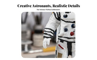 1:64 Astronaut Figure Collectible Space Explorer Model Tiny Astronaut Decoration Highly Detailed Miniature Figurine Hand-Painted
