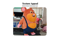 ambulatory Hamster Costume Full torso Coverage Blow-up Hamster Suit for Event Staff