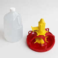 Feed Tray for Chicks, Poultry Feeder, Courtyard, Chicken Coop, Farm, Hobby, Durable, Plastic and Metal