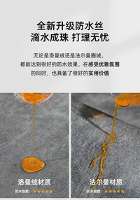 地毯客厅2025新款轻奢高级感房间卧室免洗可擦家用沙发茶几地垫大 160*230cm 【不掉毛 不起球】 19331