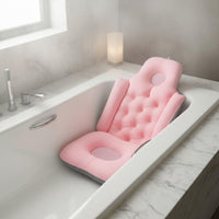 Non-Slip Bath Net Seat Breathable Mesh Bathtub Pillow Seat Comfortable