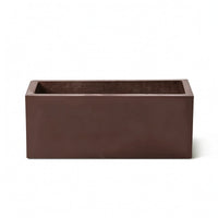 Cement Planter Box Stone-Like Rectangular Planter Box Matte Plant Container for Gardeners, Homeowners, Balcony, Garden, Courtyard