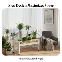 4-Tier Ladder Rack Freestanding Plant Stand Modern design for Apartment Dwellers