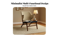 C-Shaped Accent Table Minimalist Household Furniture adaptable for Small Spaces