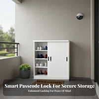 Large Capacity Multi-Door Shoe locking mechanismer code-operated locking mechanism Entryway Cabinet particleproof Storage Furniture long-lasting Construction for Apartment Dwellers, homeowners, Families, Hallway, Corridor, Living Room, Closet