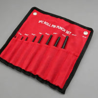 9 Pieces Drift Punch Hammer Set Carbon Steel Drift Punch and Hammer Kit Storage