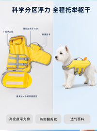Dog Life Jacket for Swimming, High Buoyancy Pet Life Vest for Small and Medium Dogs