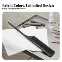 Thickened Design Cold Wave Rod Non-Slip Perm Rod Set Long-Lasting for Hairstylists, DIY Enthusiasts, Barbershop, Salon, Travel