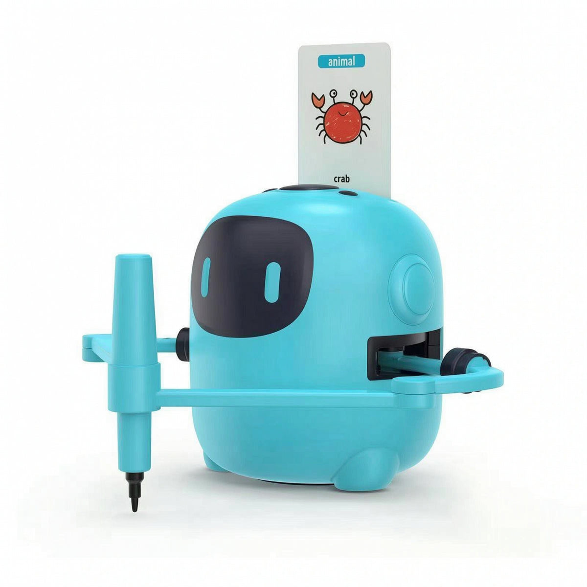Educational Drawing Robot with Cards Rechargeable Drawing Machine with Cards Interactive Learning Robot Compact for Classroom