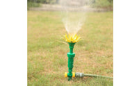 Flower-Shaped Sprinkler Stable Prong Base Garden Gear Easy Installation