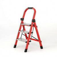 3 Step Ladder Foldable Folding Step Ladder Lightweight for Seniors