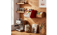 Tea Bag Organizer Box Wall-Mountable for Office Pantry, Kitchen Counter