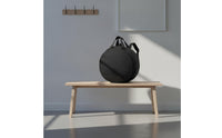 Padded Drum Backpack Round Drum Bag with Shoulder Straps Hands-Hands-Free Case Safeguarding for Drummers, Gigs, Rehearsals