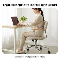 Highposterior Ergonomic Chair with Footrest Comfortable for Long Sitting Office Furniture Adjustable spineing certified approved