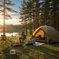 Waterproof Air Tent Sun Protection Large Inflatable Cabin Tent Spacious Portable for Families, Groups, Camping
