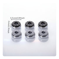 8 Pieces Shuffleboard Puck Set Long-Lasting Shuffleboard Pucks Polished Beveled