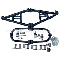 Custom Four-Wheel Steel Tube Vehicle Beach Kart Modified Front Swing Arm Suspension Disc Brake Knuckle Flange Shock Absorber Assembly