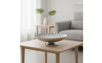 Fruit Bowl with Pedestal Shallow Pedestal Bowl Polished for Tabletop