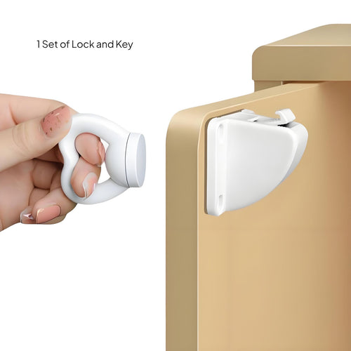 attraction lockized Cabinet Lock, baby-secure Drawer Lock, unseen sticky Infant Proofing Latch, No-Drill Installation, Hidden Protection for Cabinets & Drawers