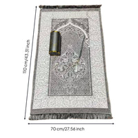 Prayer Mat Gift Set Non-Slip-Slip Portable Prayer Rug Space-Saving