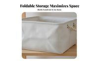 Foldable cloth container foldable Organizer Box Easy to clean for On Shelves, Families