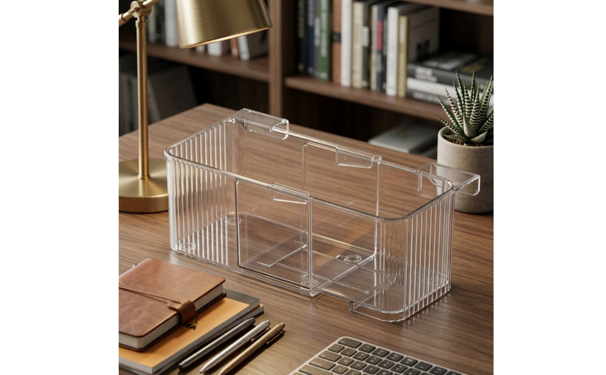 Hanging Storage Basket with Structure No-Tool Cabinet Door Hanging Basket Visible for Renters