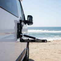 2 Pieces Car-Side Folding Bracket Welded Vehicle Accessory Painted