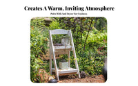 Multi-Level Plant Stand Sturdy Construction Tiered Shelf Space-Saving Design