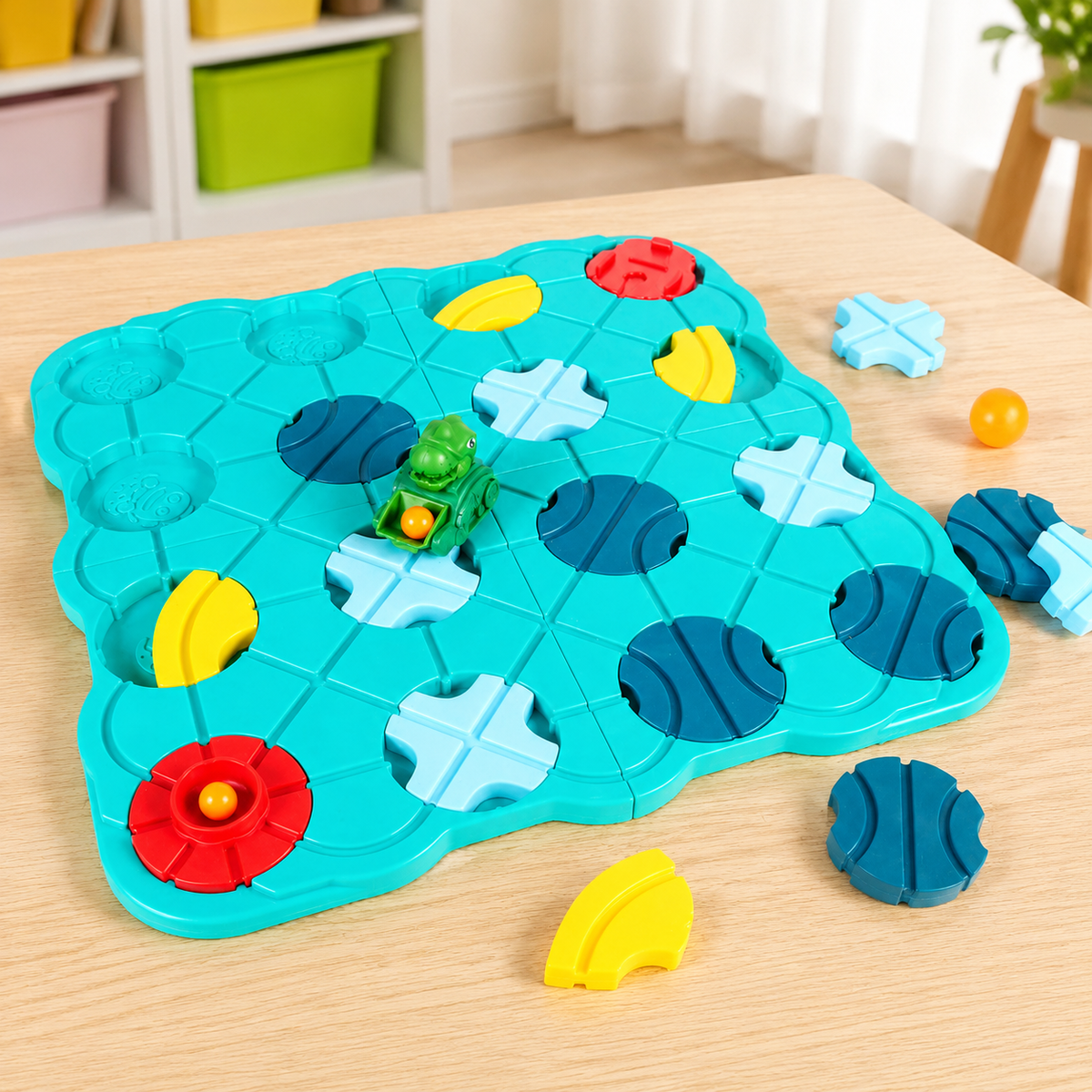 Dinosaur Maze Road Builder Puzzle Game, For 4-6 Years Old, Educational Toy, Car Toy, Birthday Gift